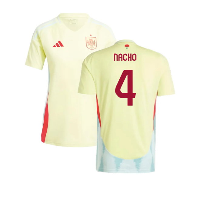 2024-2025 Spain Away Shirt (Ladies) (Nacho 4)-SoccerKits Hub | Buy Soccer Jerseys Online